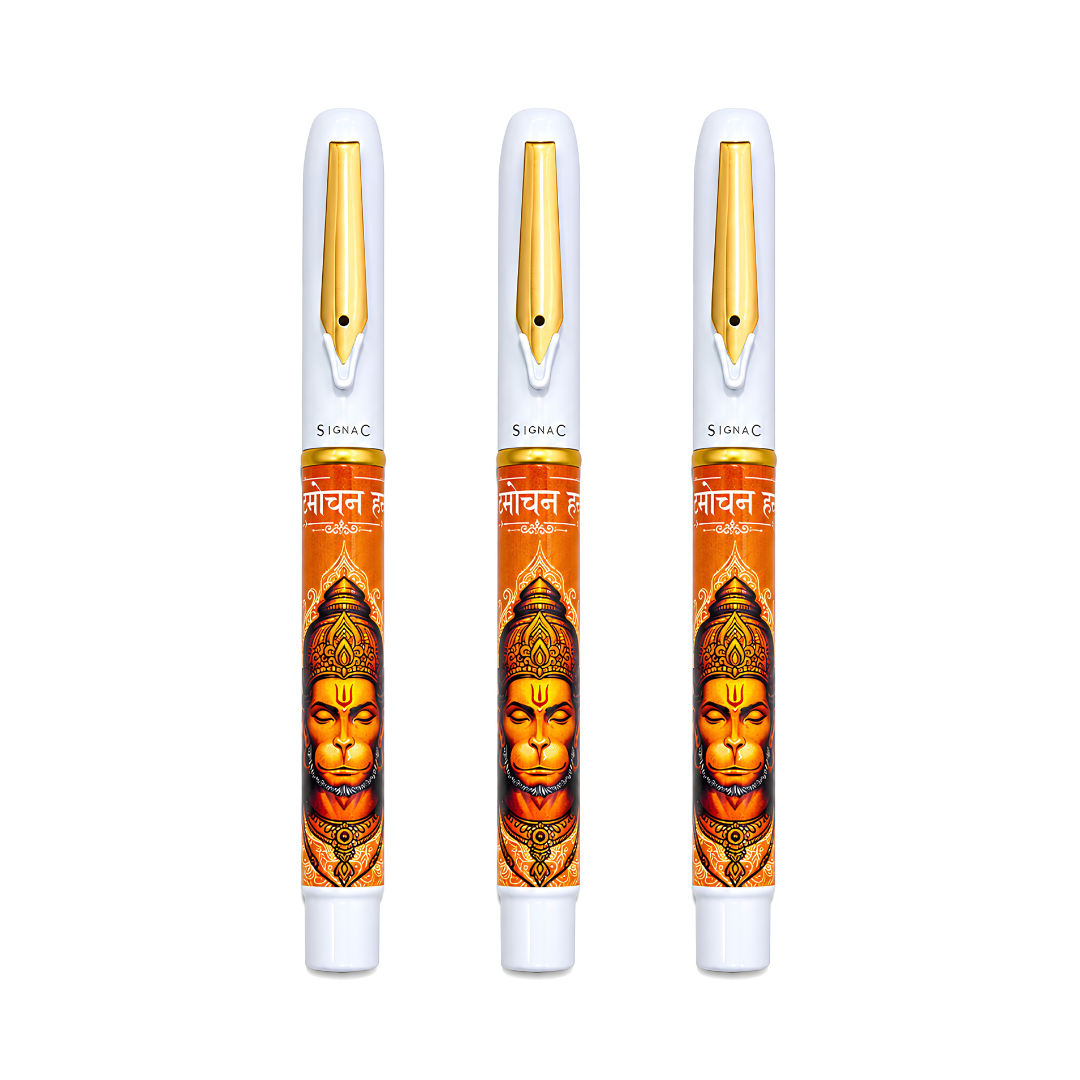 Sankat Mochan Hanuman Ji Magsnap Roller Pen - Set of 3