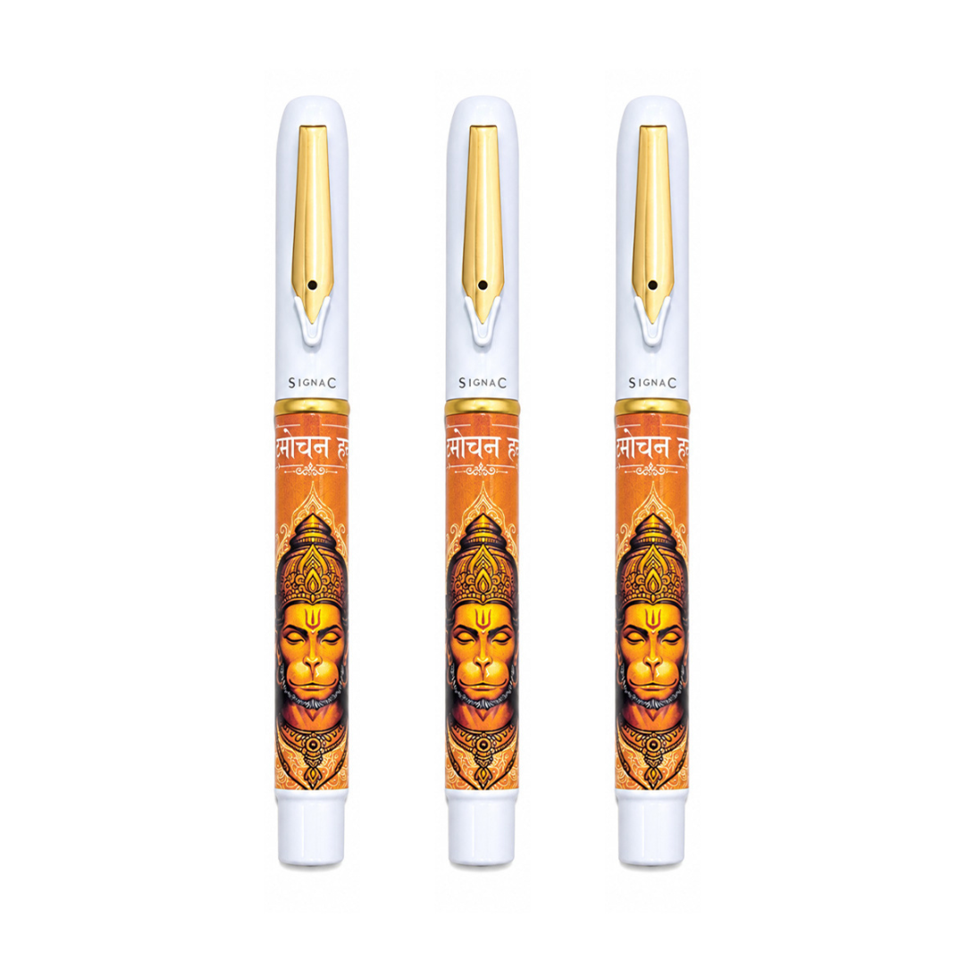 Sankat Mochan Hanuman Ji Magsnap Roller Pen - Set of 3