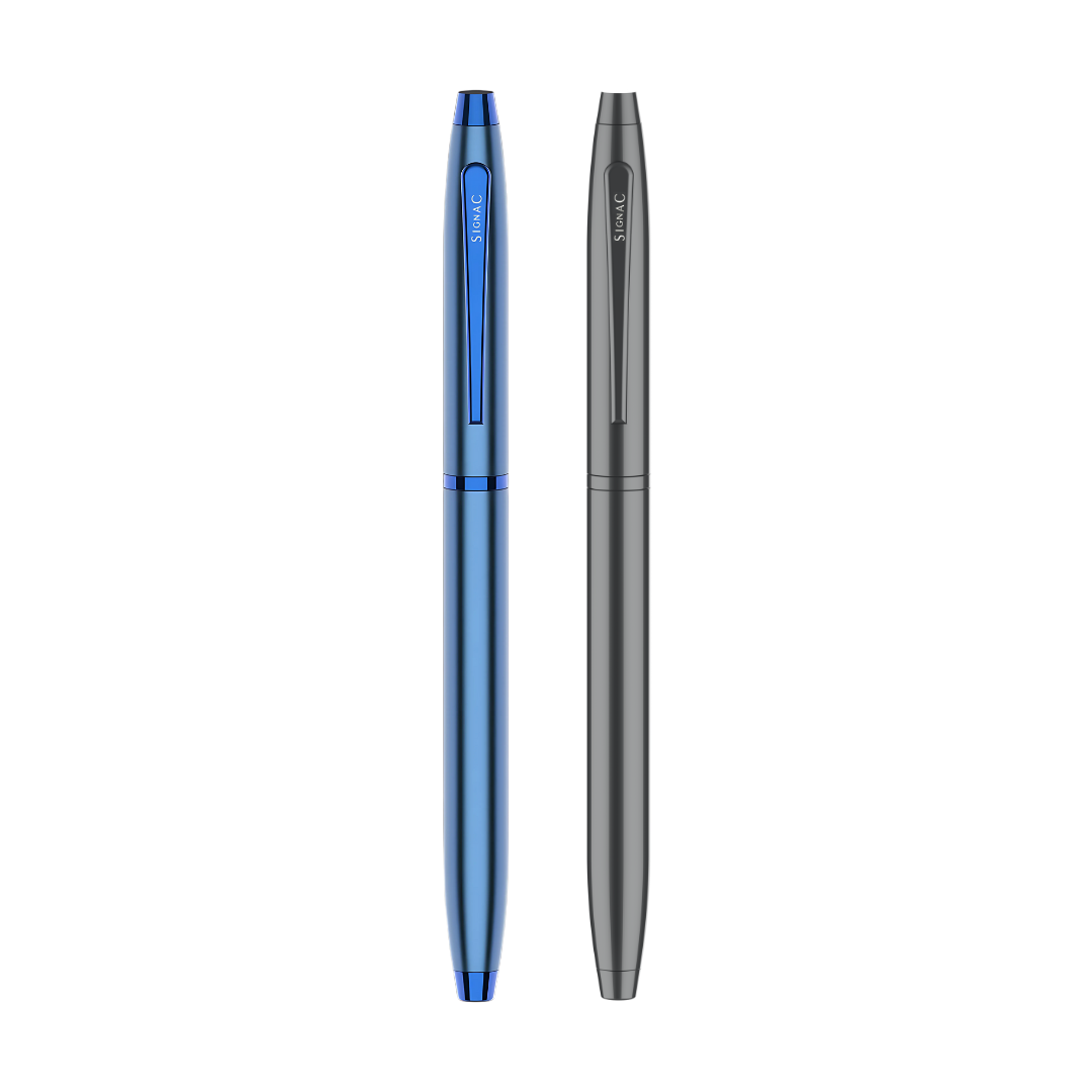 Premium Kiger Signature Metal Roller Pen (Set of 2)
