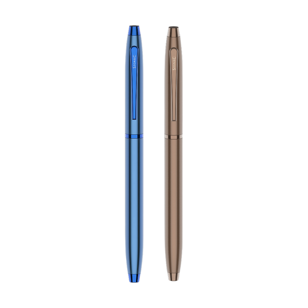 Premium Kiger Signature Metal Roller Pen (Set of 2)
