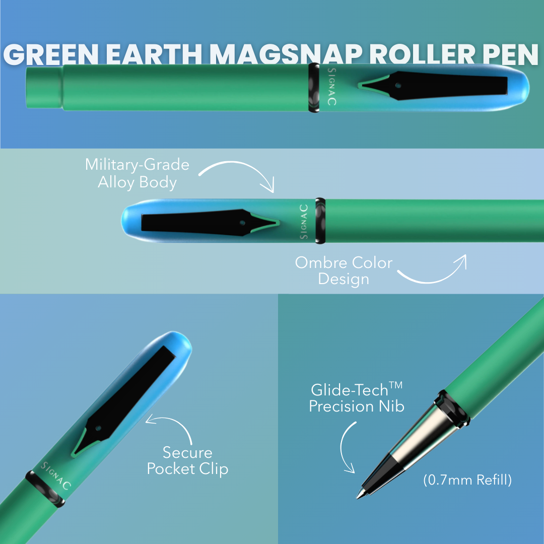 The Green Earth Energy Magsnap Ombre Roller Pen