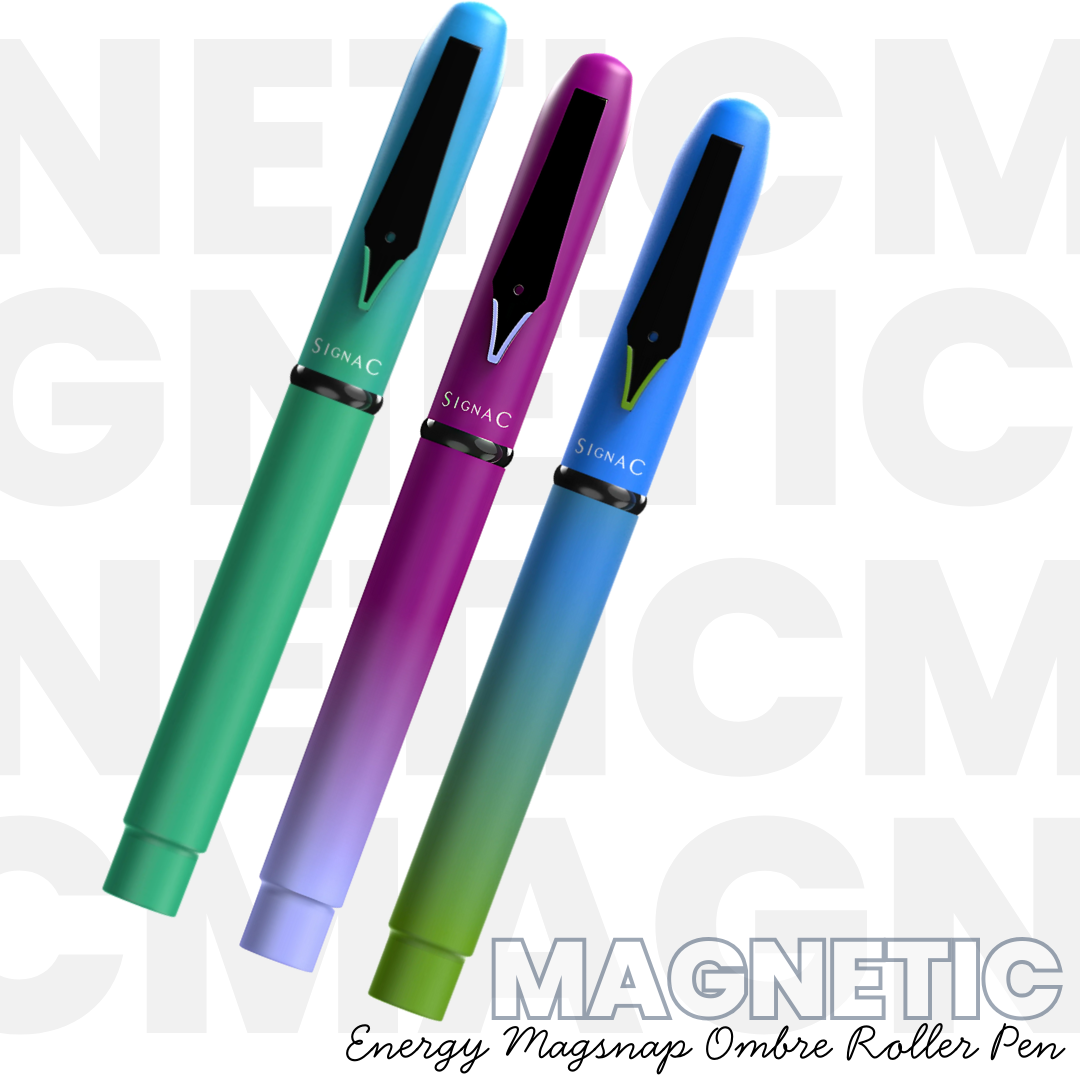 The Energy Magsnap Ombre Roller Pen - Pack of 3