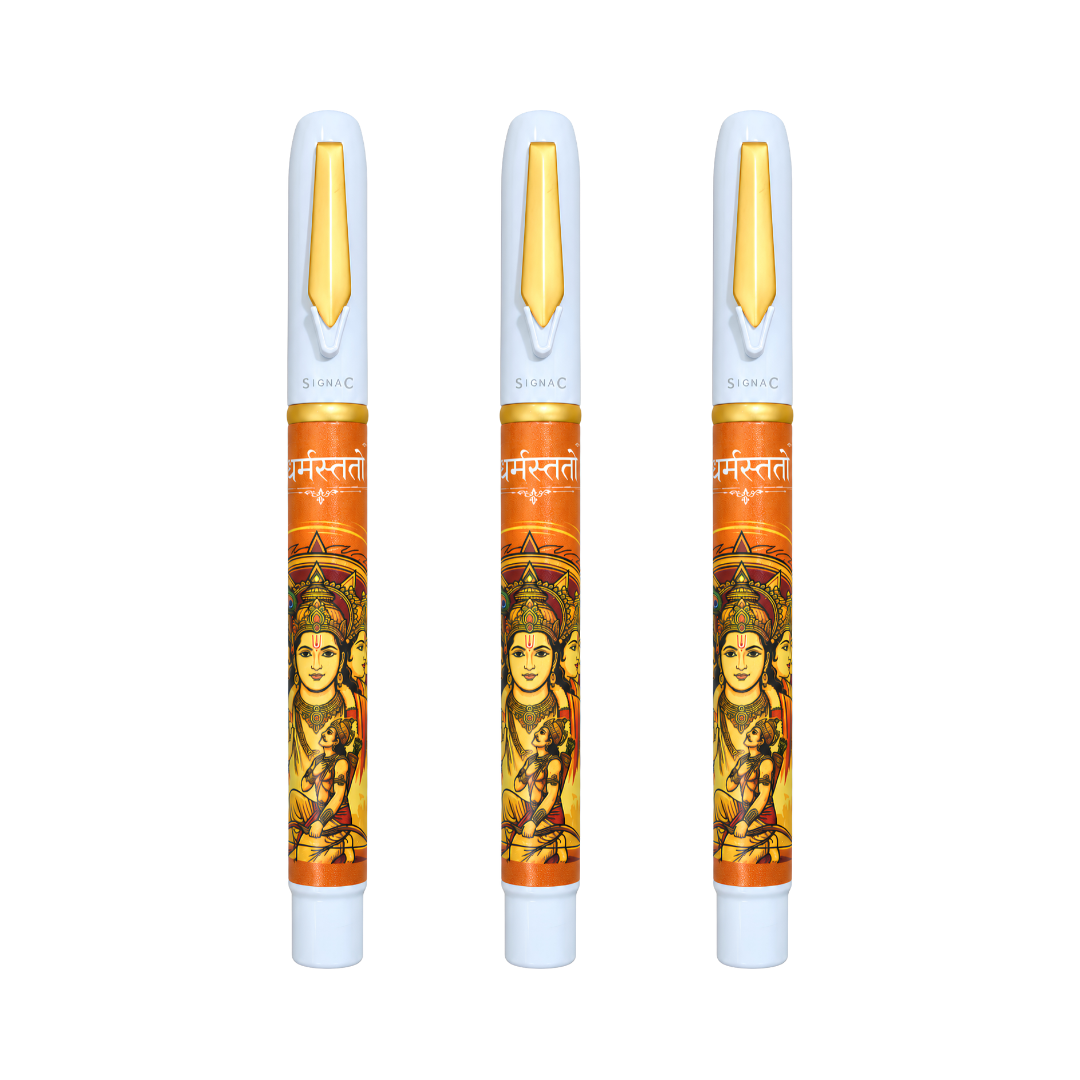 Mahabharat MagSnap Roller Pen - Set of 3
