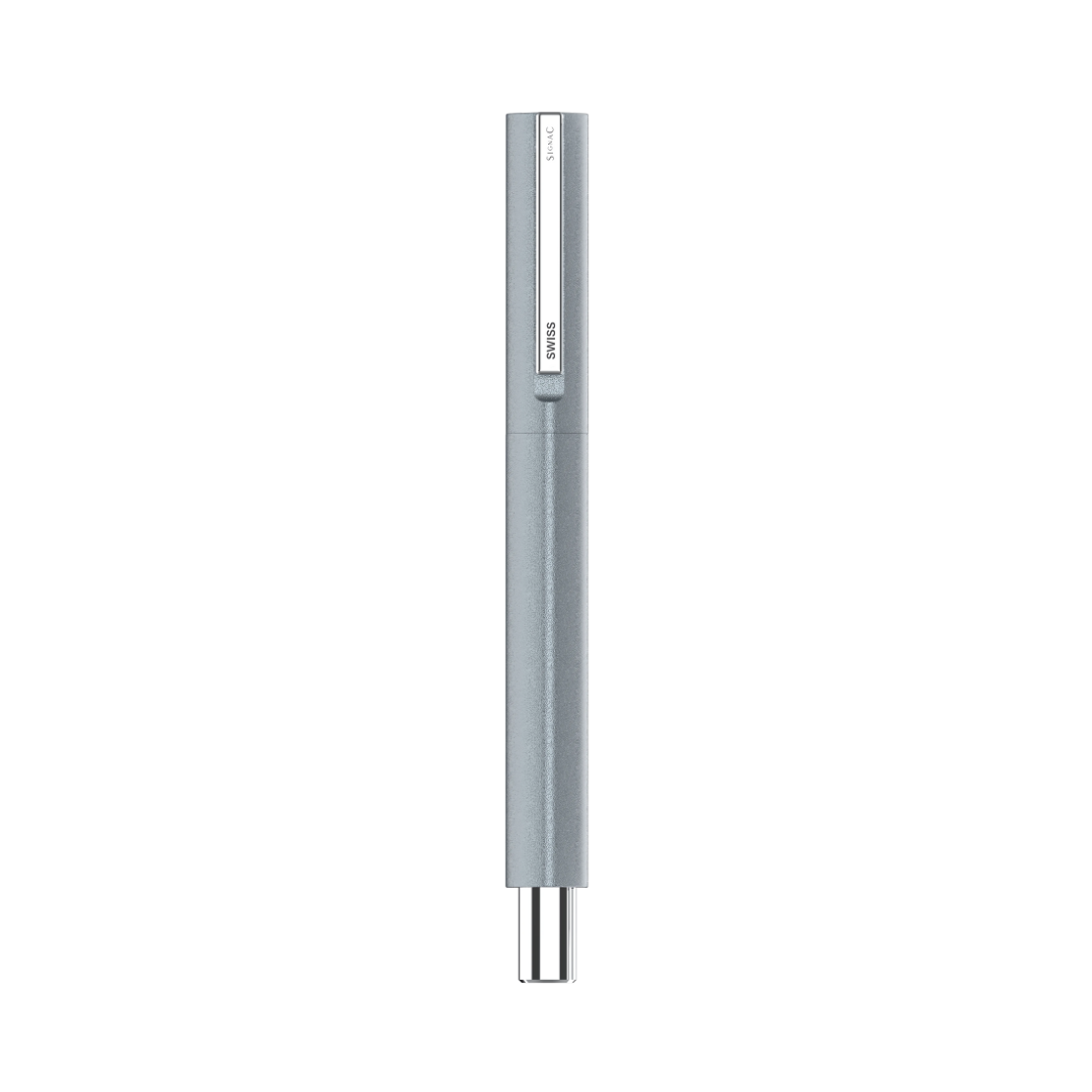 Octav Signature Tringular Metal Roller Pen - Crafted with Swiss Excellence - Grey