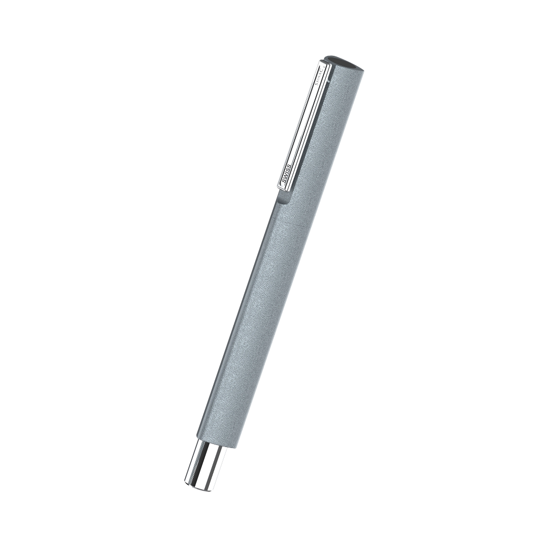 Octav Signature Tringular Metal Roller Pen - Crafted with Swiss Excellence - Grey