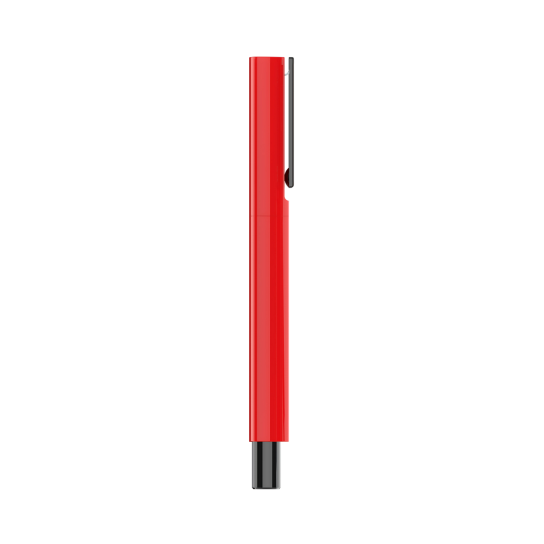 Octav Signature Tringular Metal Roller Pen - Crafted with Swiss Excellence - Red