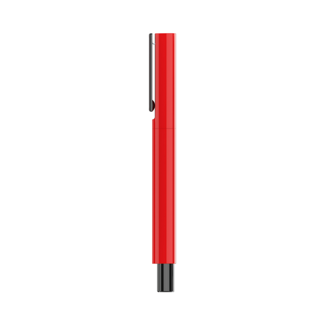 Octav Signature Tringular Metal Roller Pen - Crafted with Swiss Excellence - Red