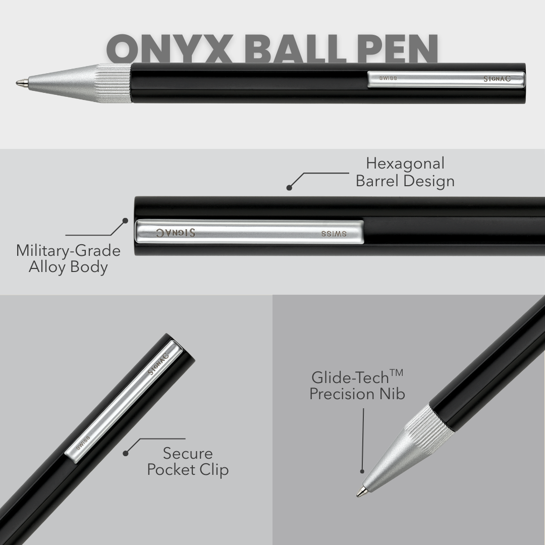 Onyx Ball Pen - Black