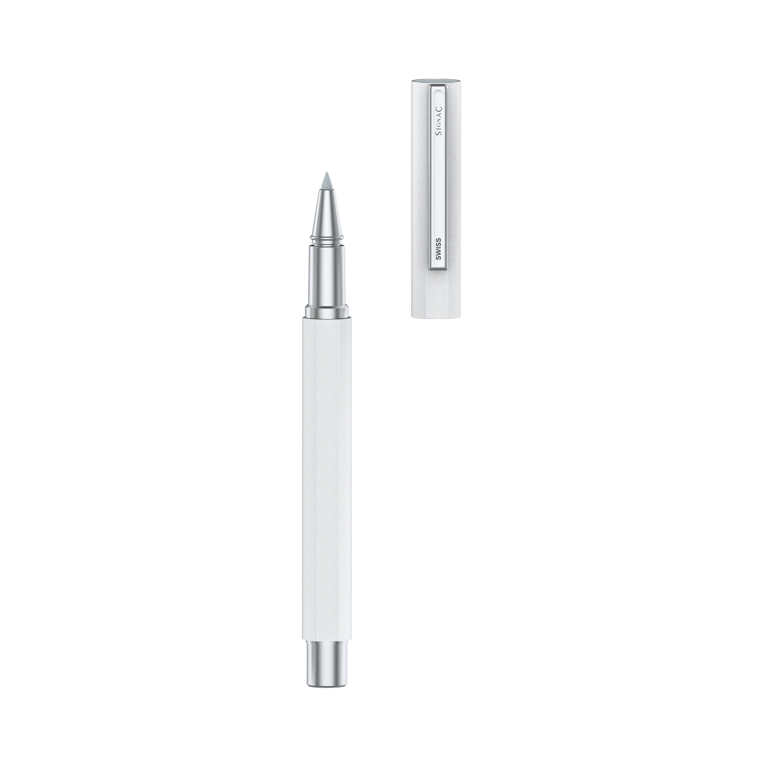 Onyx Roller Pen - White