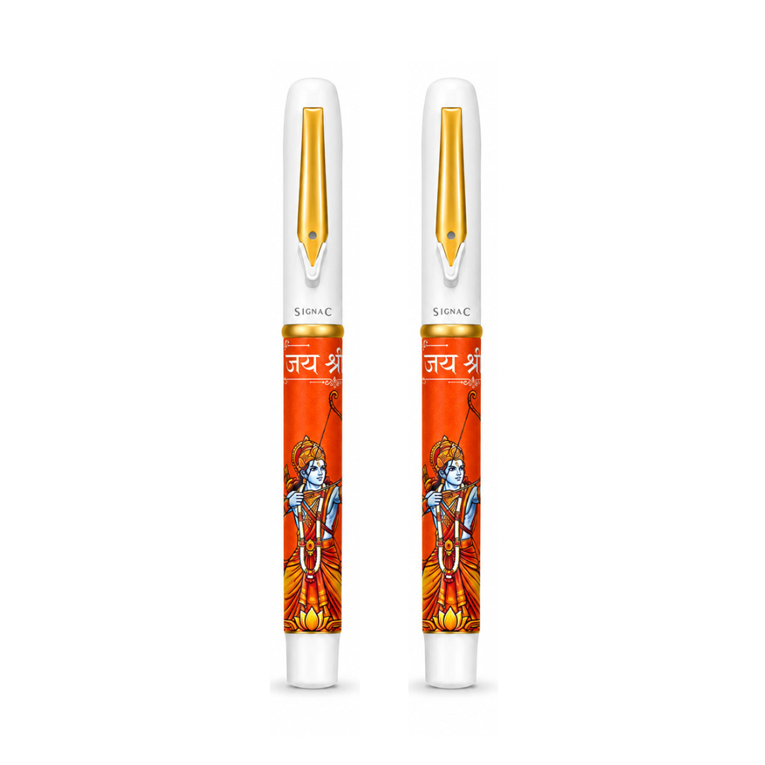Jai Shree Ram MagSnap Roller Pen - Set of 2