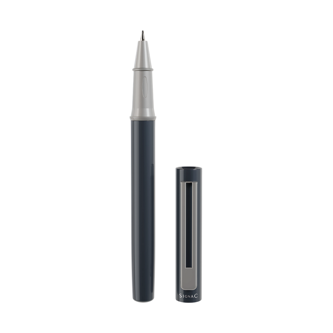 Roxx Magnetic Metallic Roller Pen – Midnight Blue