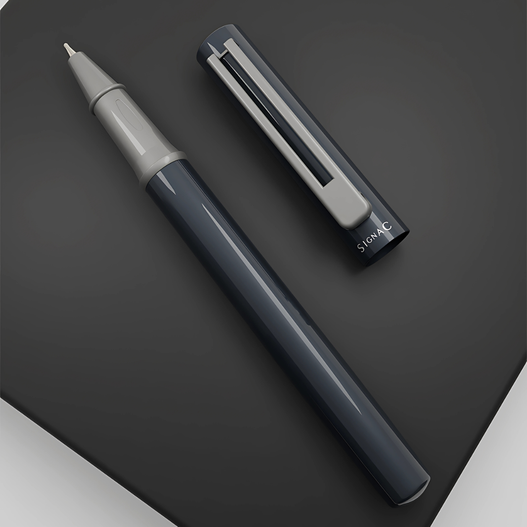 Roxx Magnetic Metallic Roller Pen – Midnight Blue