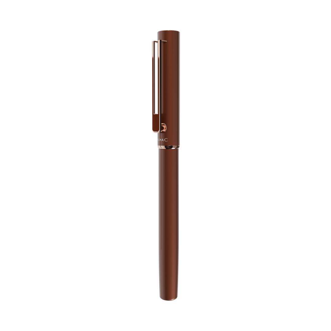 Roxx Magnetic Metallic Roller Pen – Copper Brown Rose Gold