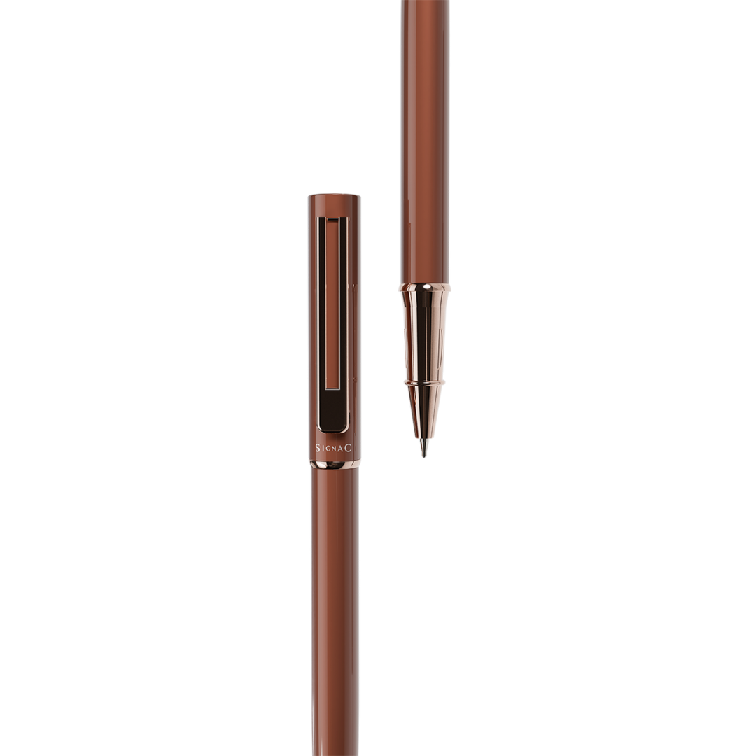 Roxx Magnetic Metallic Roller Pen – Copper Brown Rose Gold
