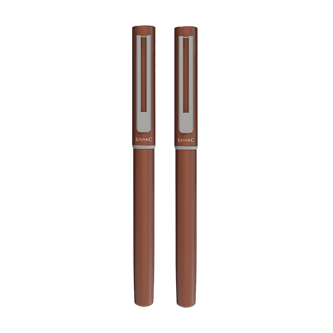 Roxx Magnetic Metallic Roller Pen – Copper Brown Chrome