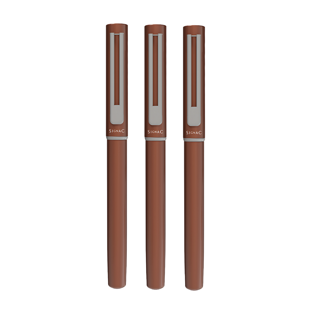 Roxx Magnetic Metallic Roller Pen – Copper Brown Chrome
