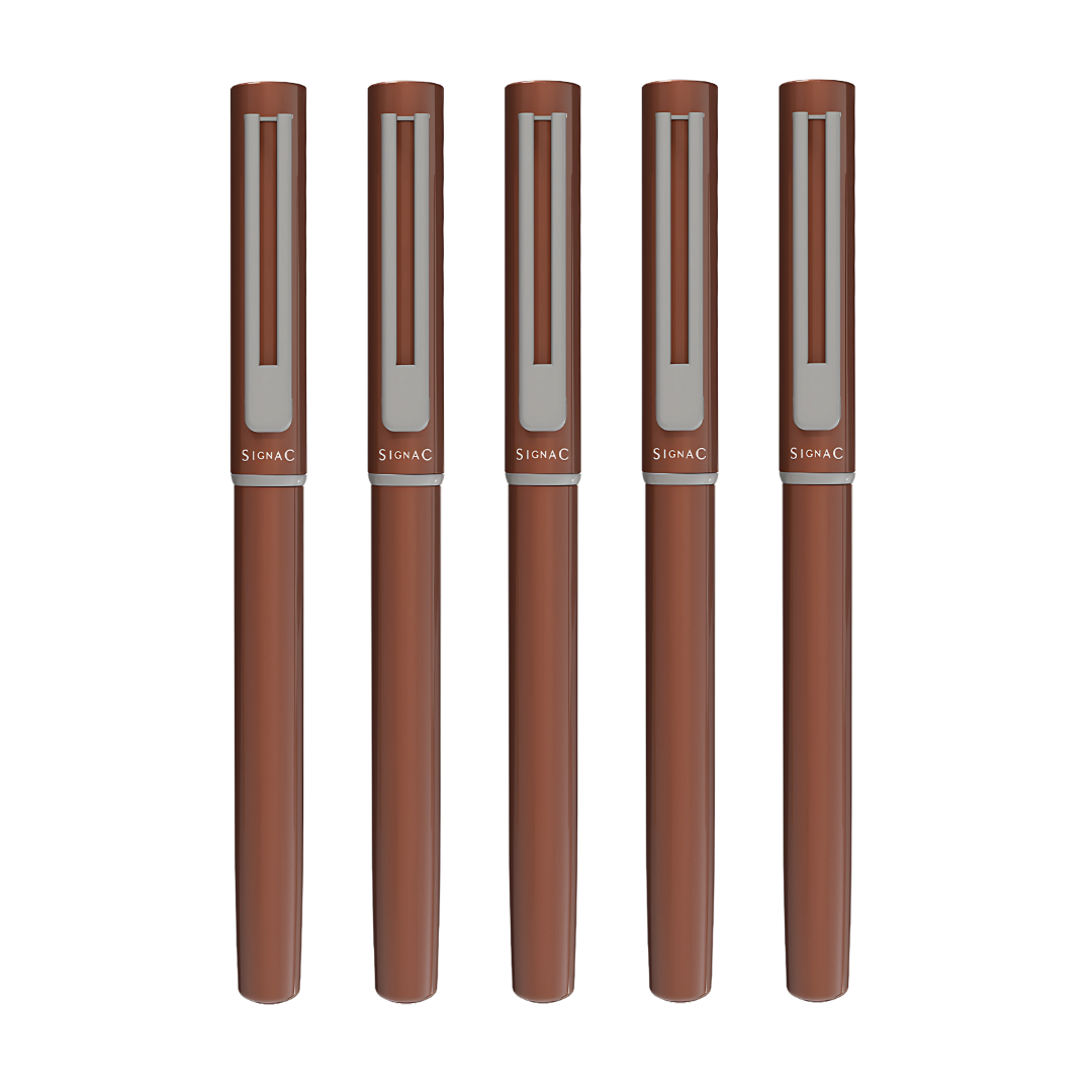 Roxx Magnetic Metallic Roller Pen – Copper Brown Chrome