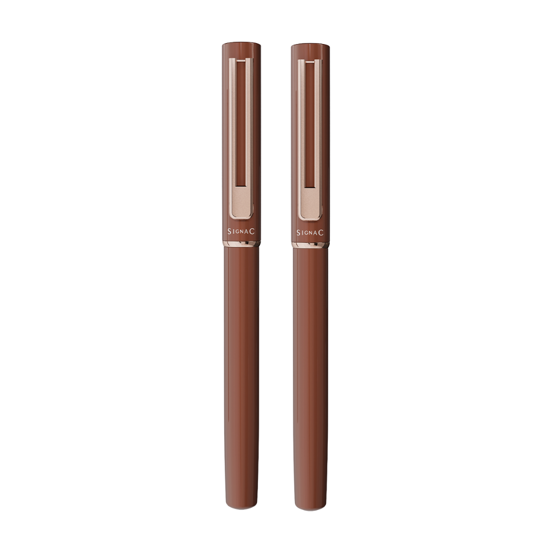 Roxx Magnetic Metallic Roller Pen – Copper Brown Rose Gold