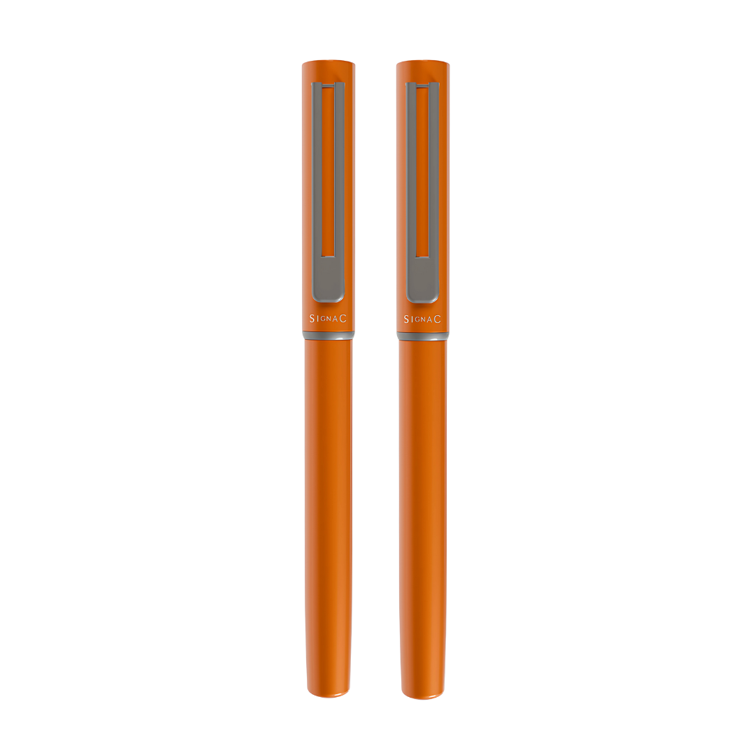 Roxx Magnetic Metallic Roller Pen – Sunset Orange
