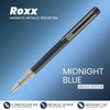 Roxx Magnetic Metallic Roller Pen – Midnight Blue