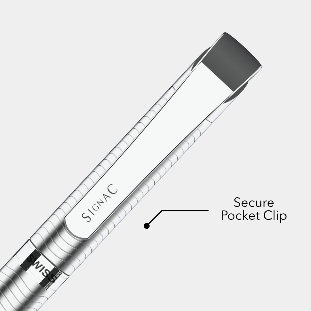 S-Class Signature Metal Roller Pen - Crafted with Swiss Excellence - Carbon Black