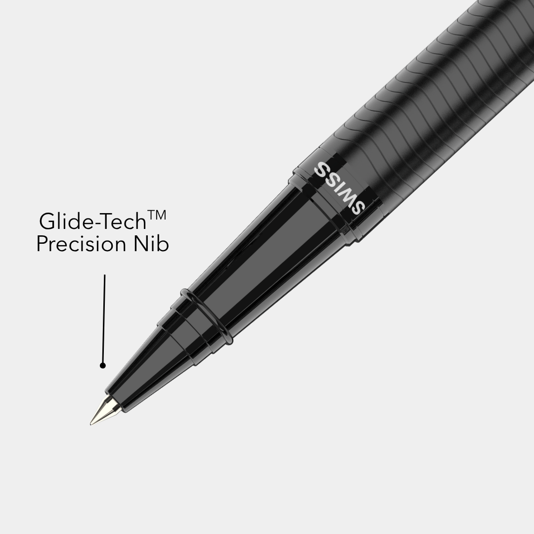 S-Class Signature Metal Roller Pen - Crafted with Swiss Excellence - Carbon Black