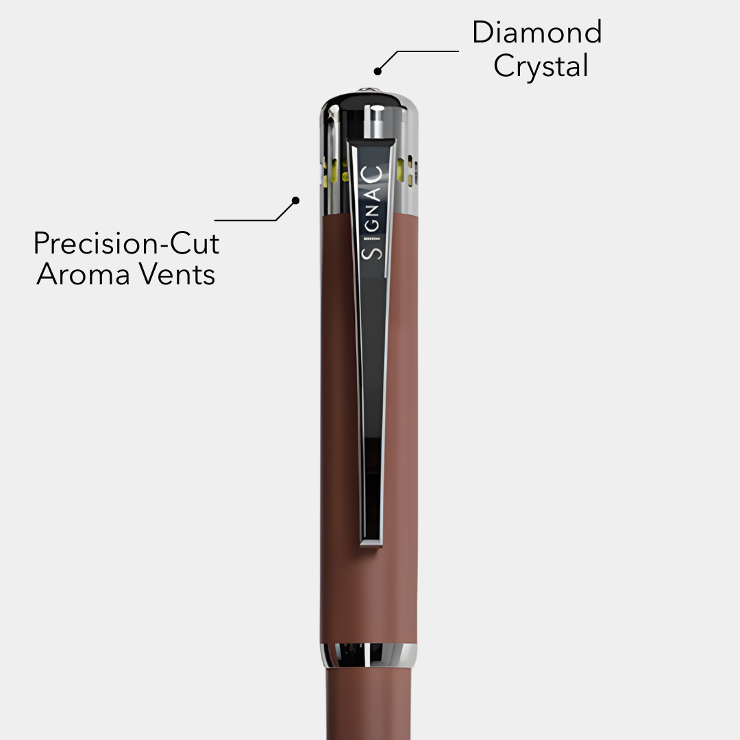 India's 1st - (Fragrance Infused) Ombre Shade Metallic Roller & Ball Pen Set of 6