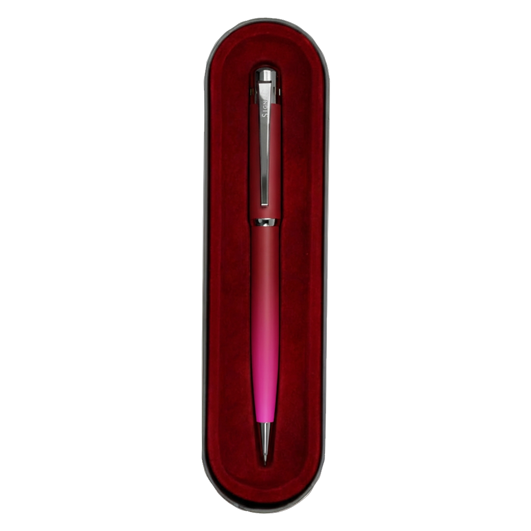 India's 1st - (Rose Bloom Fragrance Infused) Ombre Shade Metallic Ball Pen