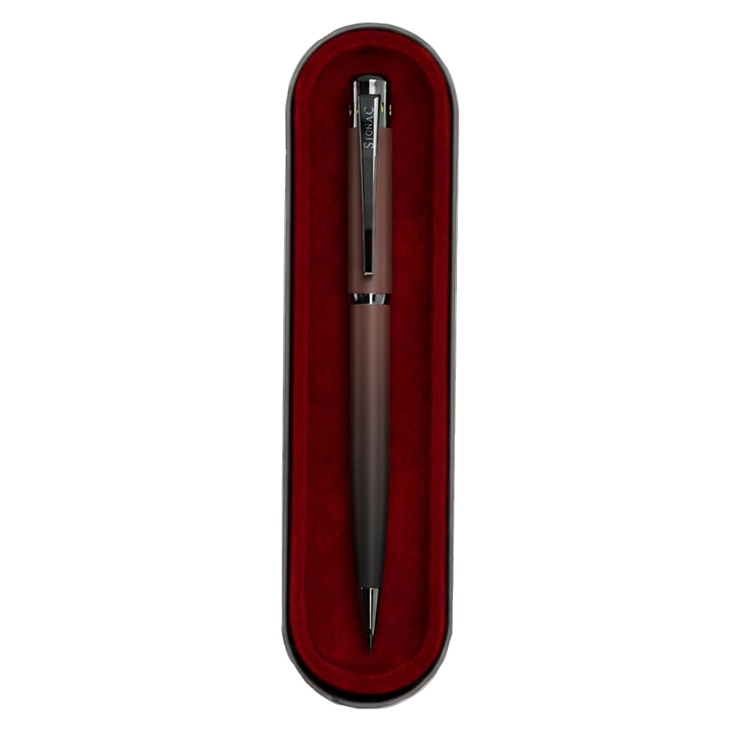 India's 1st - (Midnight Chocolate Fragrance Infused) Ombre Shade Metallic Ball Pen