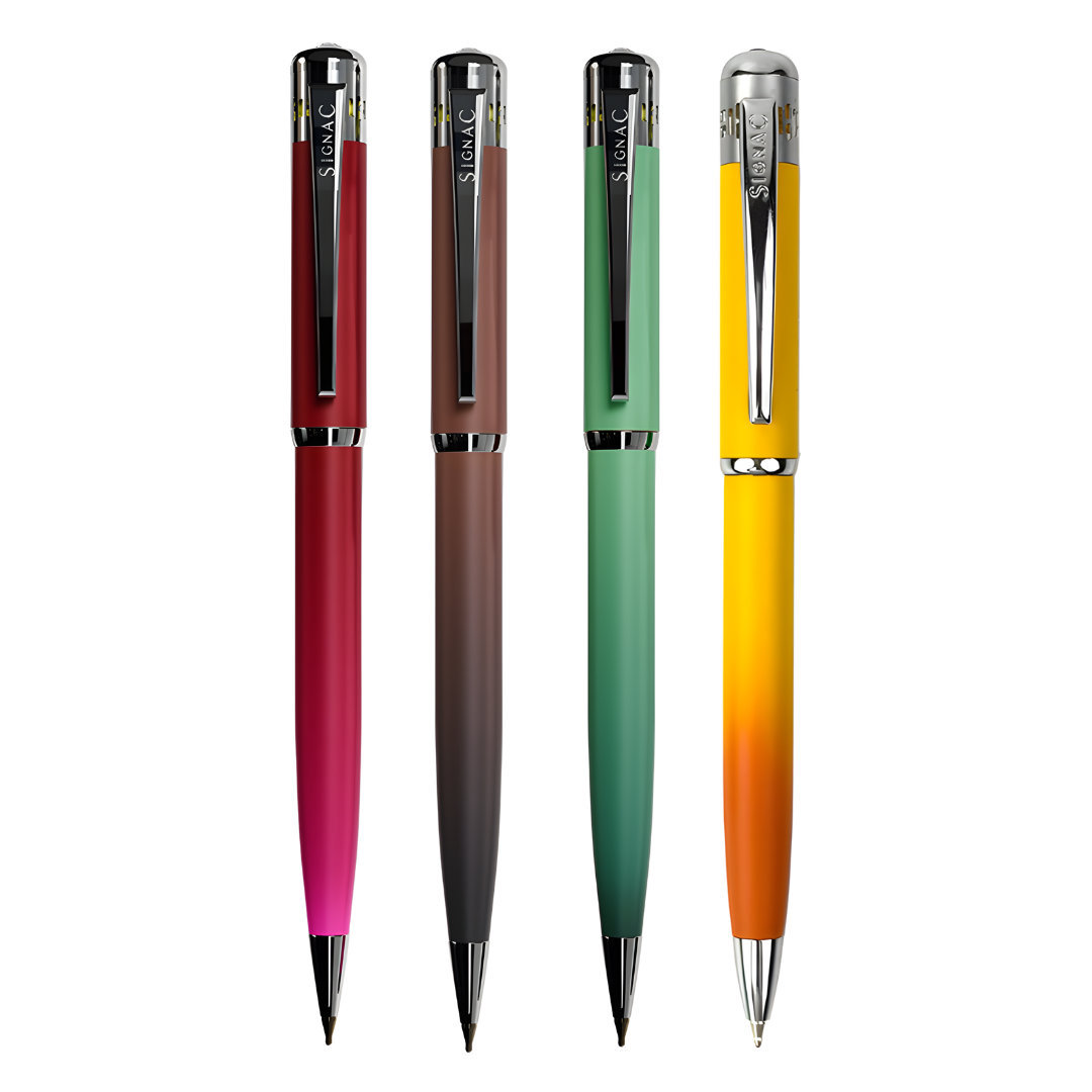 India's 1st - (Fragrance Infused) Ombre Shade Metallic Ball Pen Set of 4