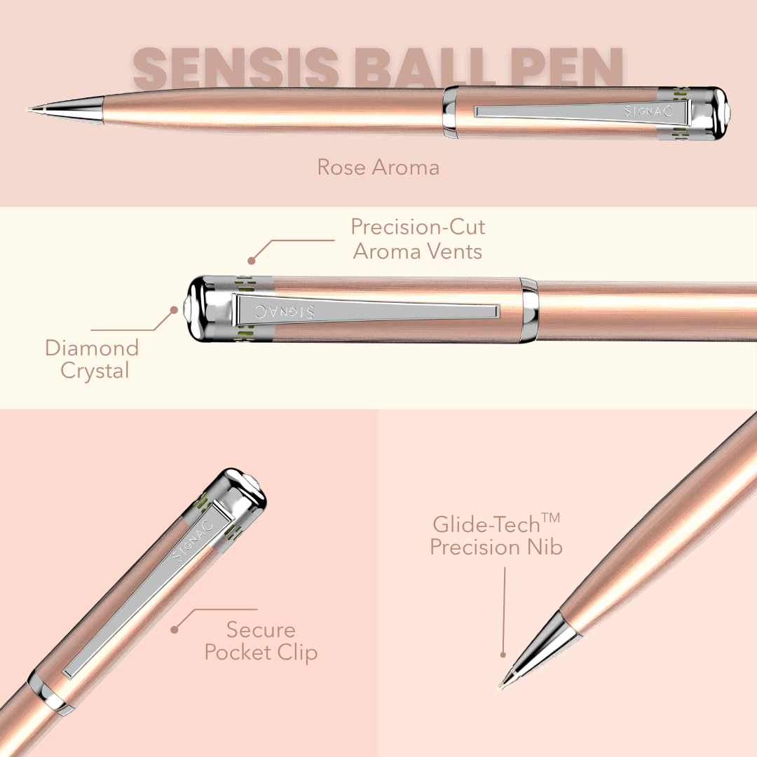 Sensis Ball Pen - Rose