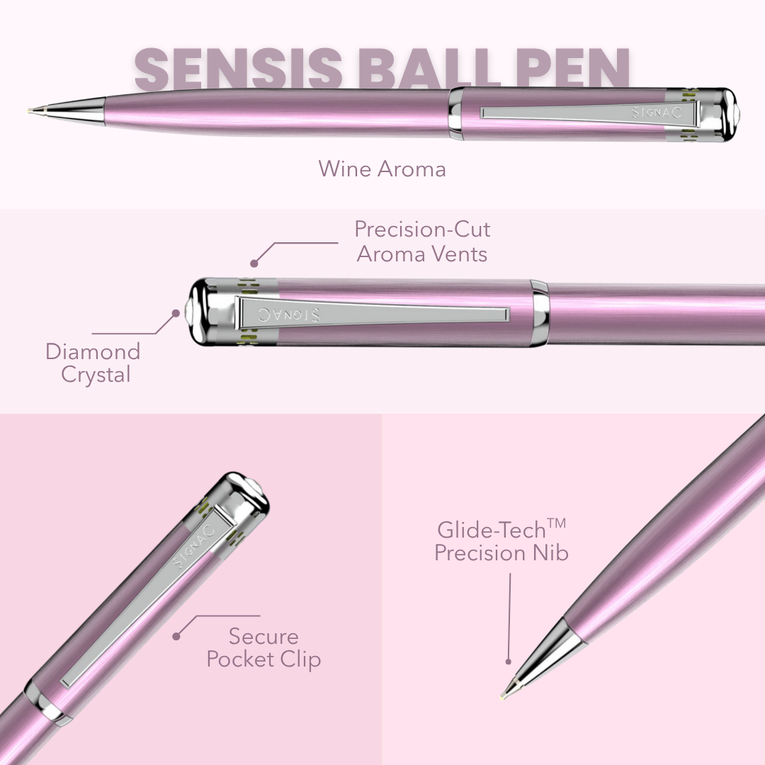 Sensis Ball Pen - Wine