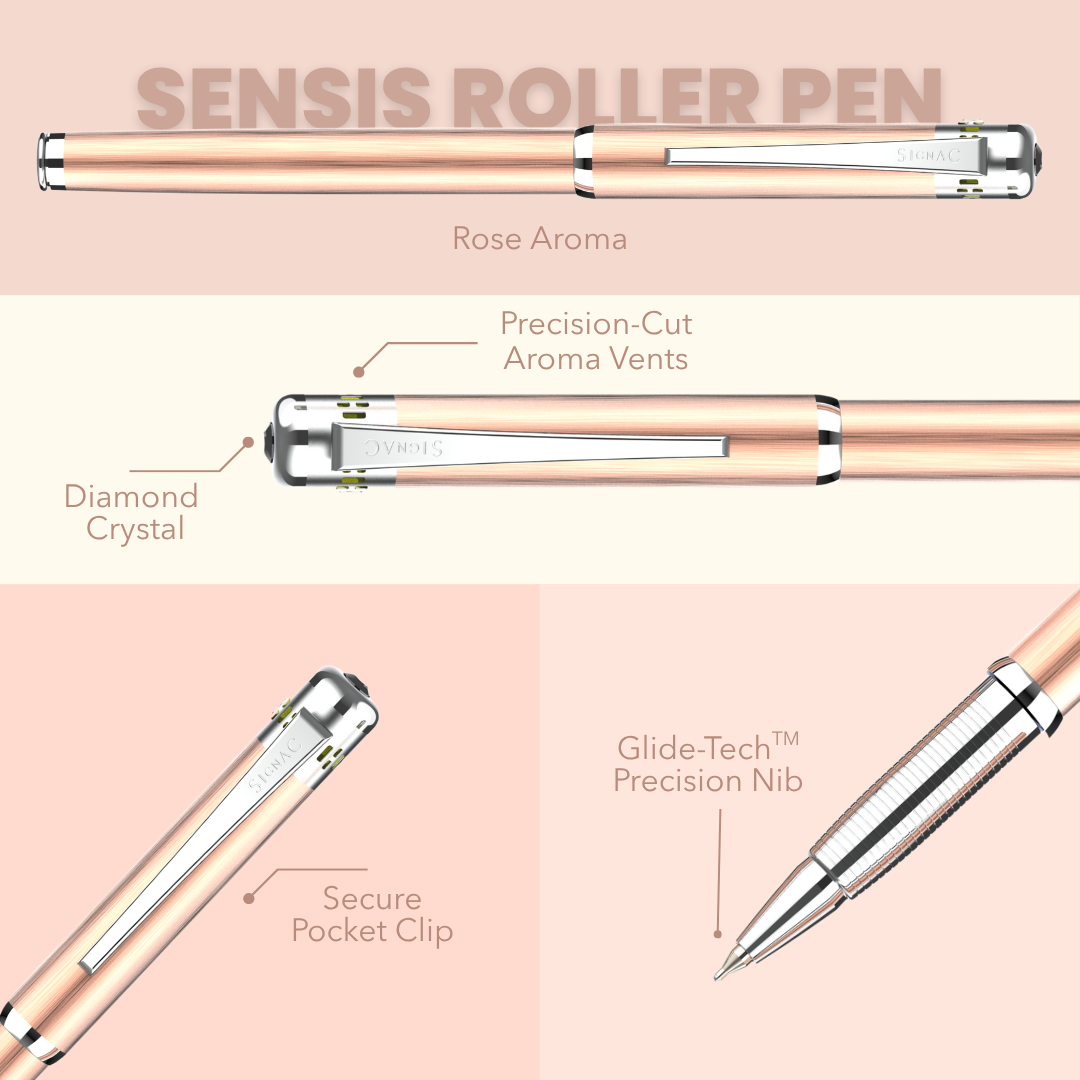 Sensis Roller Pen - Rose