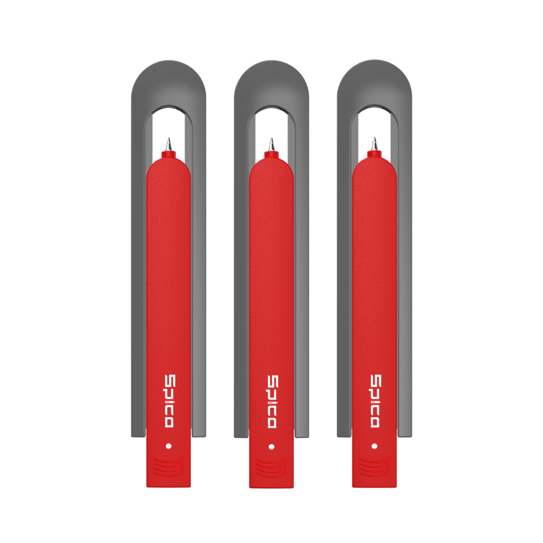 Spica SlidePro Multipurpose Utility Ball Pen - Red