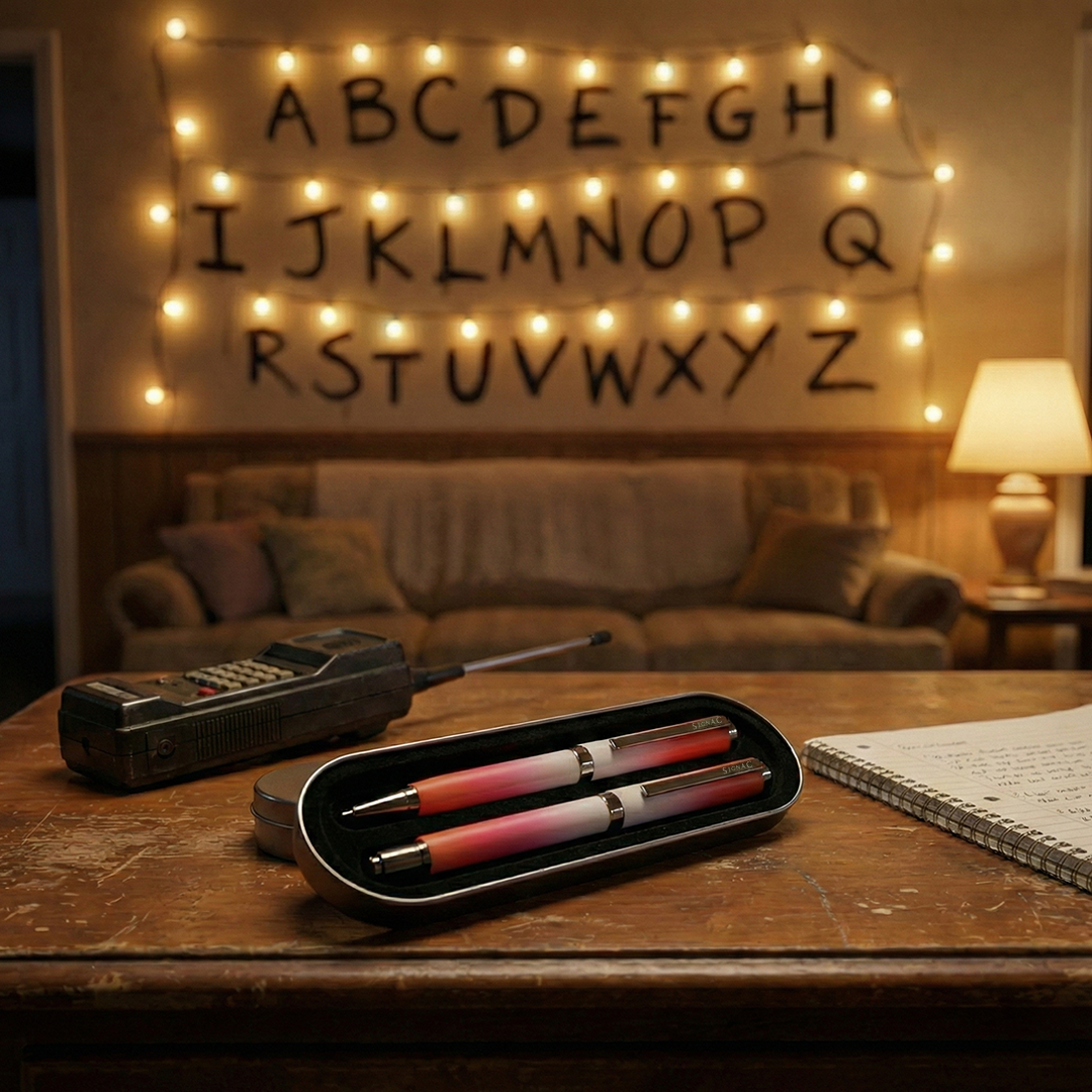 Upside Write Limited Edition Dual Shade Metallic Roller & Ball Pen Set