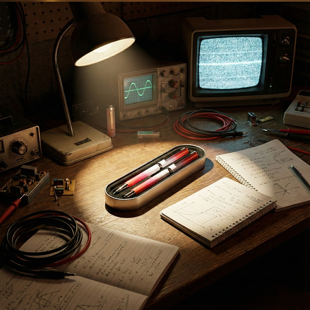 Upside Write Limited Edition Dual Shade Metallic Roller & Ball Pen Set