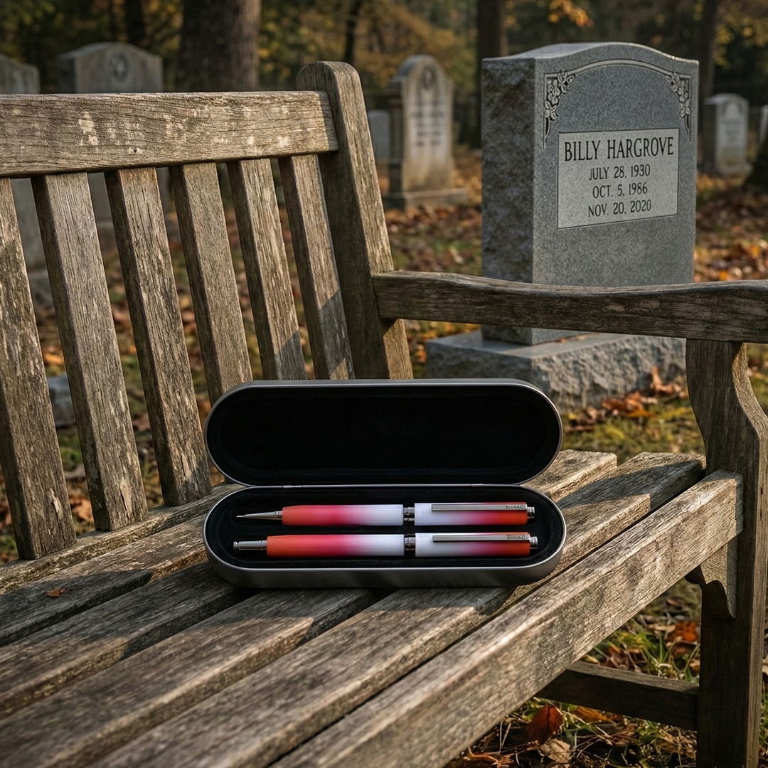 Upside Write Limited Edition Dual Shade Metallic Roller & Ball Pen Set