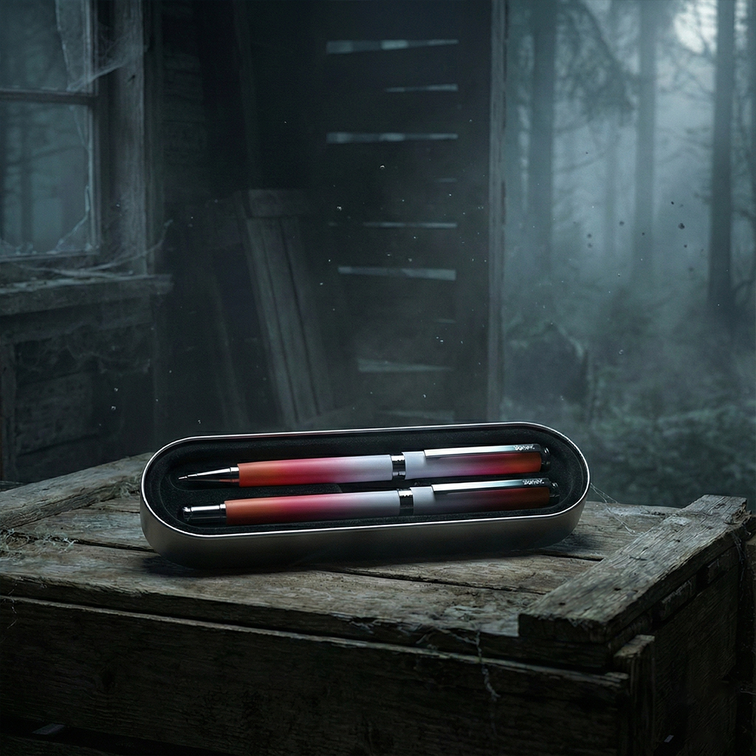 Upside Write Limited Edition Dual Shade Metallic Roller & Ball Pen Set