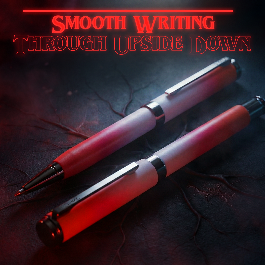 Upside Write Limited Edition Dual Shade Metallic Roller & Ball Pen Set