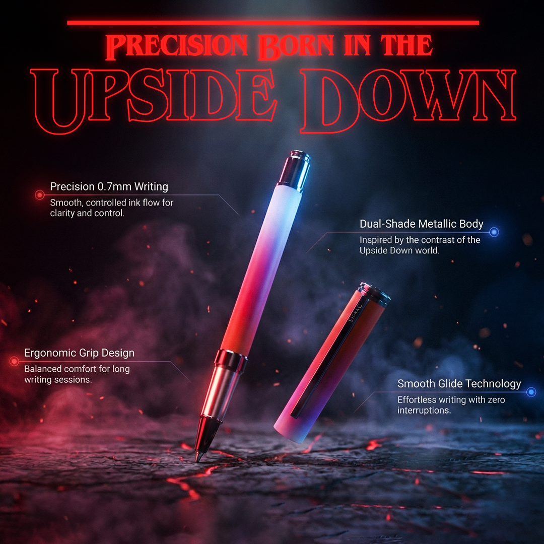 Upside Write Limited Edition Dual Shade Metallic Roller & Ball Pen Set