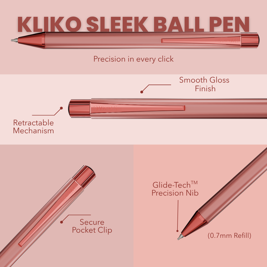 Kliko Ball Pen - Red