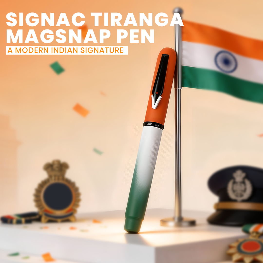 Signac Tiranga MagSnap Roller Pen - 77th Republic Edition (Set of 10)