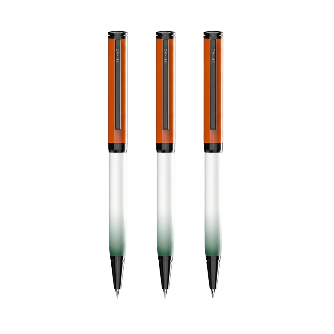 Signac Tiranga Viva Metal Ball Pen – 77th Republic Edition