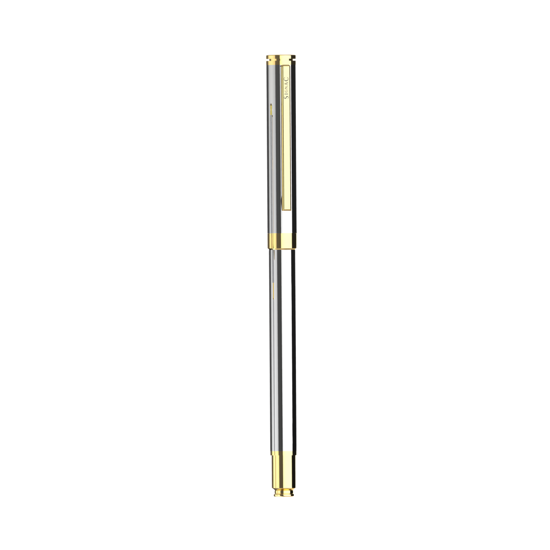 Viva Premium Metallic Plated Roller Pen - Titanium 24K Gold