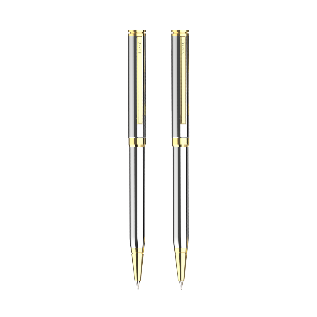 Viva Premium Metallic Plated Ball Pen - Titanium 24K Gold
