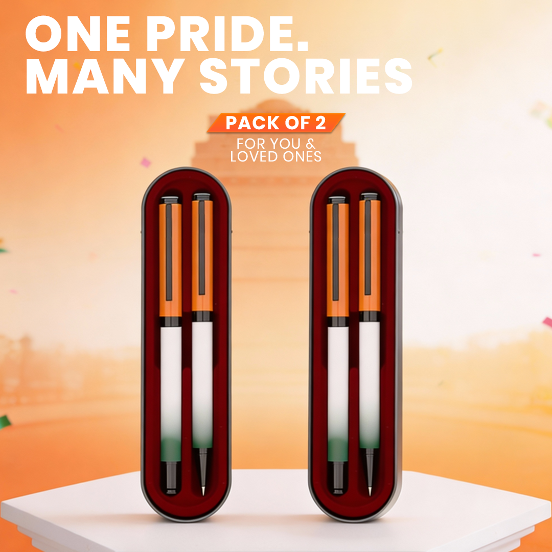 Signac Tiranga Viva Metal Roller Pen – 77th Republic Edition