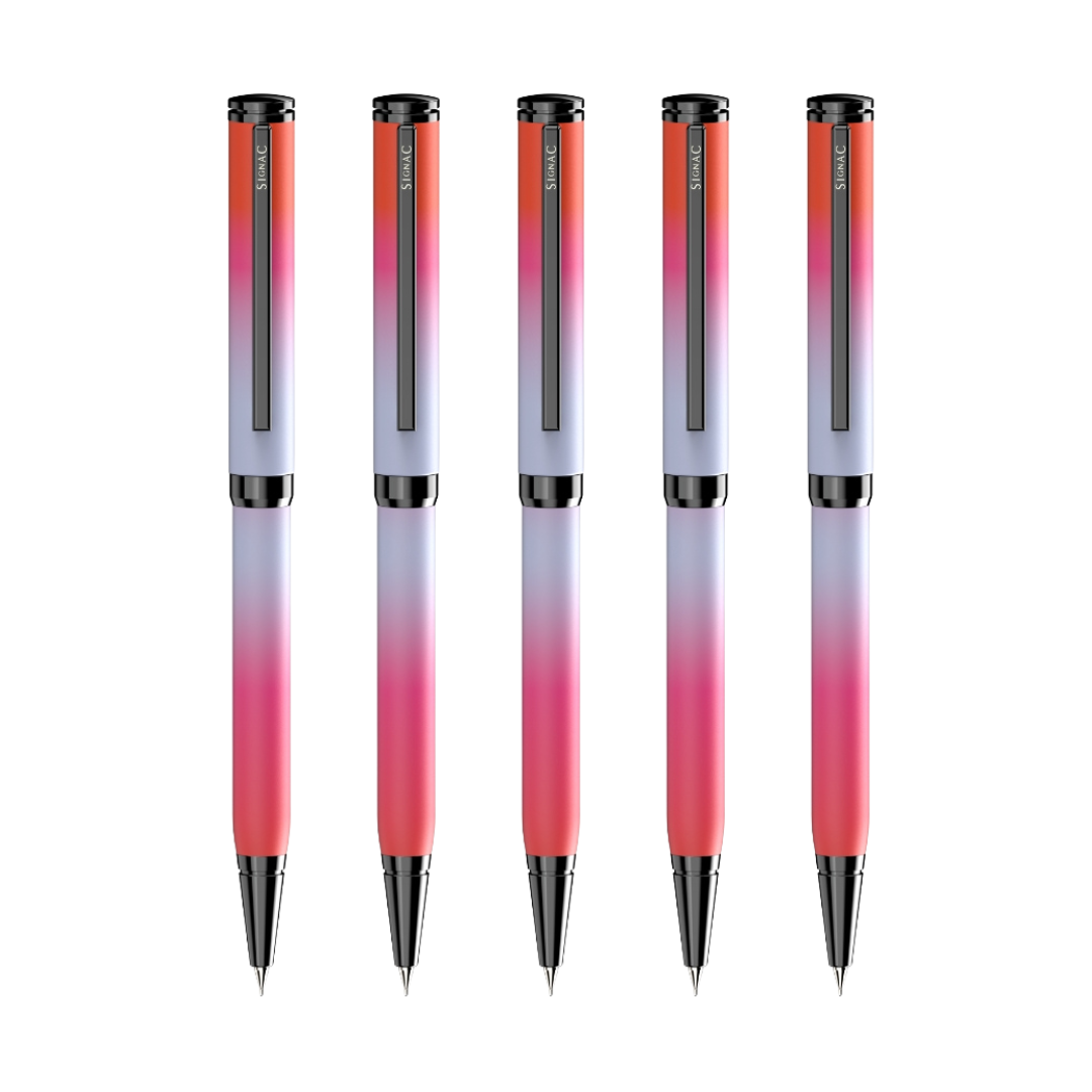 Northern Light Series Dual Shade Premium Metallic Ball Pen with Matte Finish - Fiery Ice
