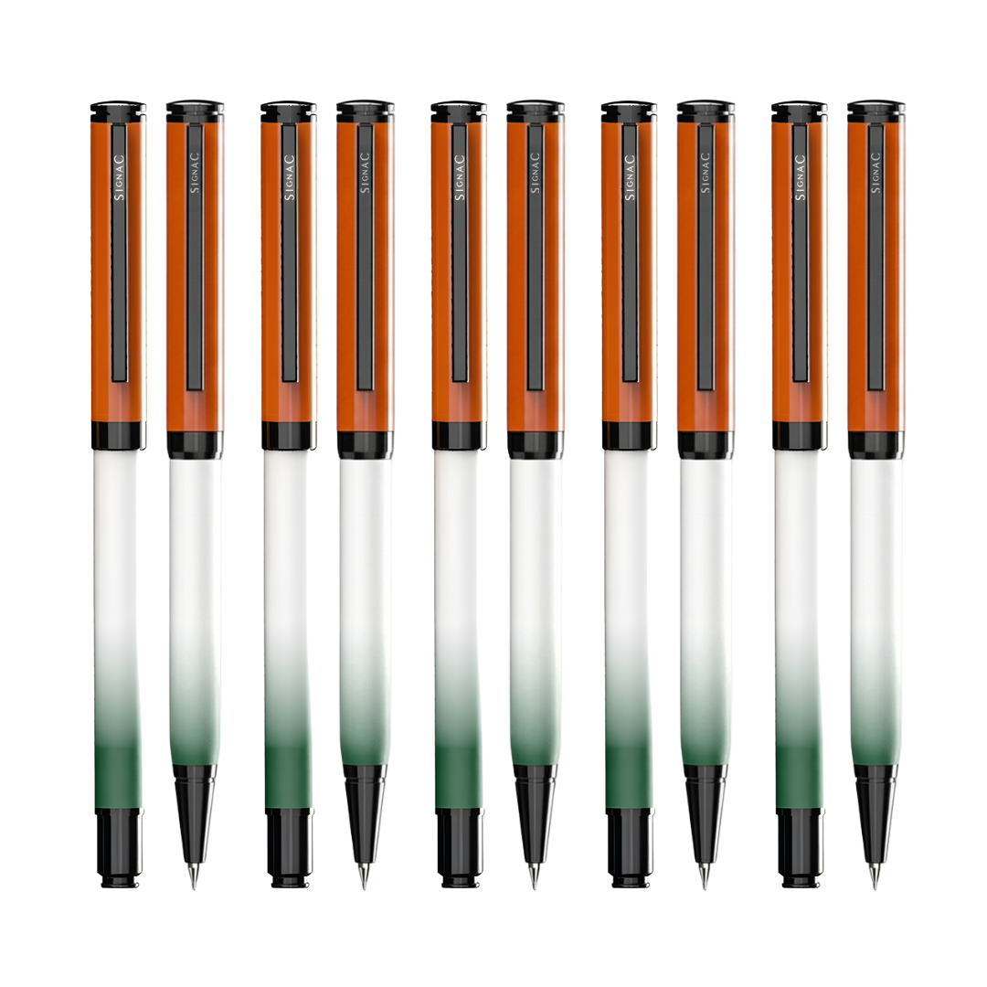 Signac Tiranga Viva Roller & Ball Pen Set – 77th Republic Edition (Set of 5)